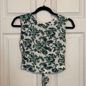 Jack Wills Open Back Crop Top